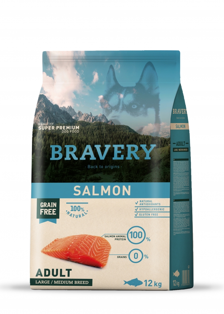 Bravery saumon sans céréales
